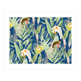 Leopard & Flowers (Print Only) thumbnail