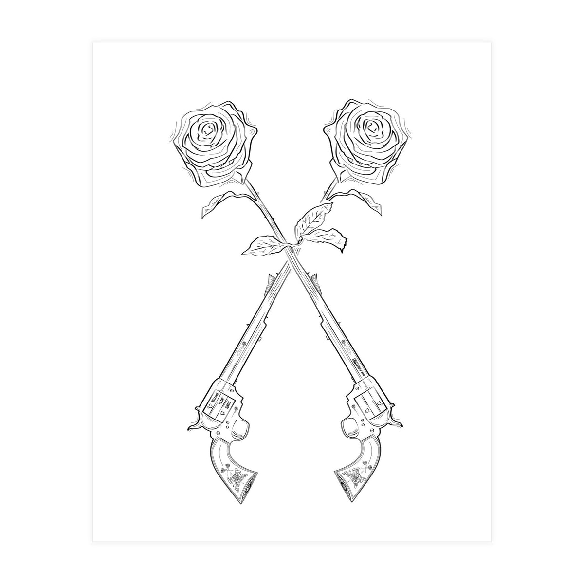 Guns Roses (Print Only)