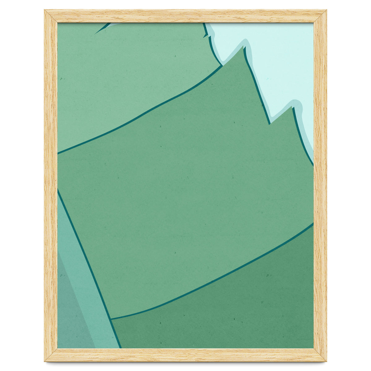 Abstract Banana Leaves Three - Greener Eden