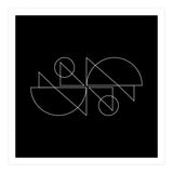 Tandem Cyclists | modern geometric (Print Only) thumbnail
