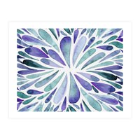 Retro abstract floral (Print Only)