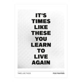 Foo Fighters - Times Like These (Print Only) thumbnail