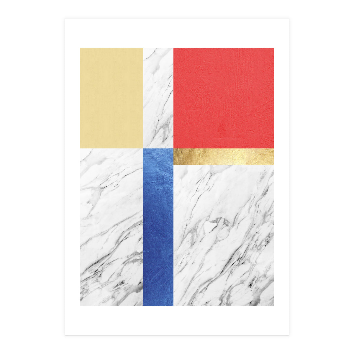 Geometric and golden VII (Print Only)