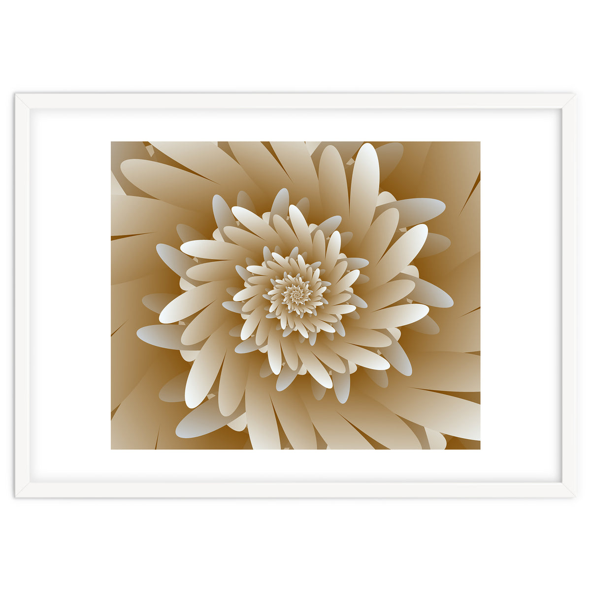 Abstract Digital Floral ART