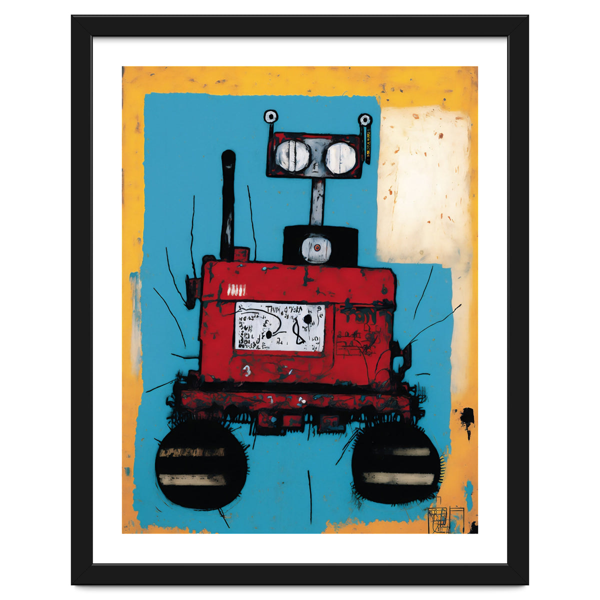 Robot Expressionist Painting
