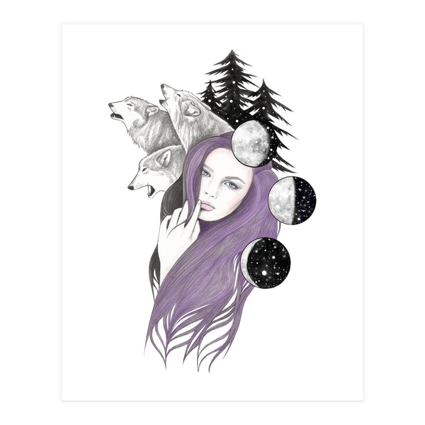 Three Moons (Print Only)