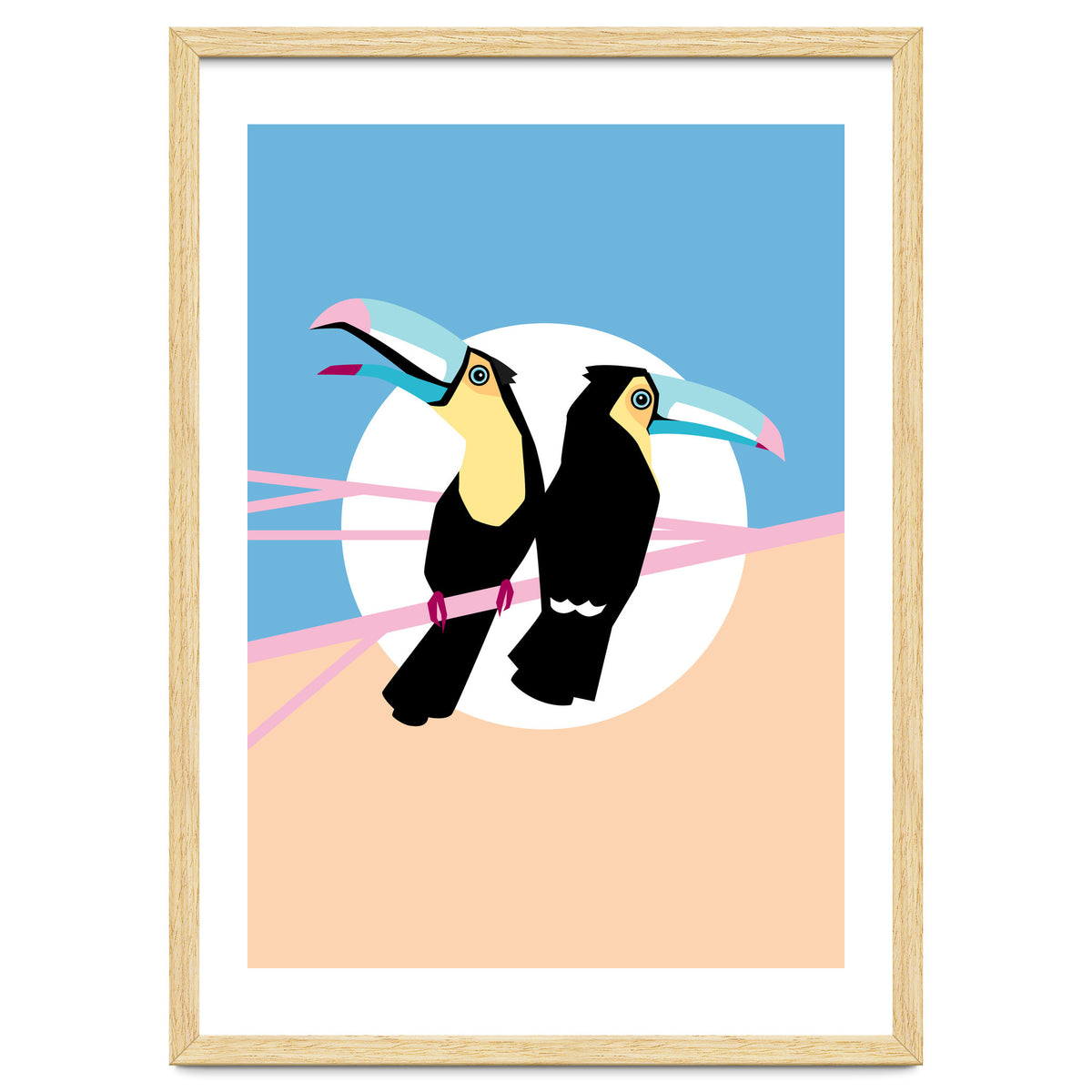 Pastel Toucans