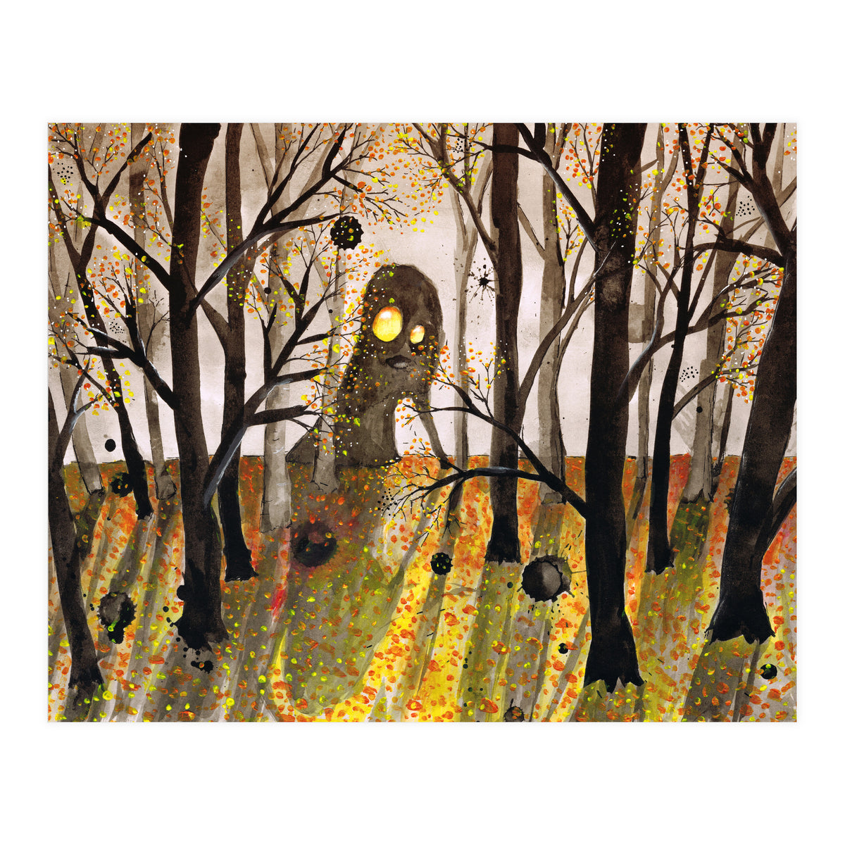 Monster in the woods (Print Only)
