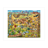 Arizona Illustrated Map (Print Only) thumbnail