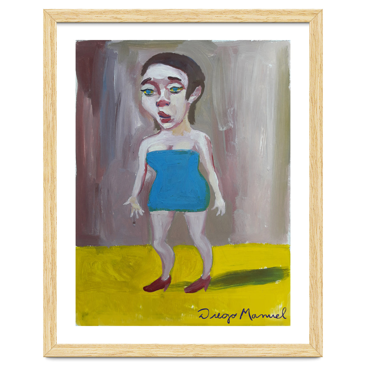 Light Blue Dress Girl