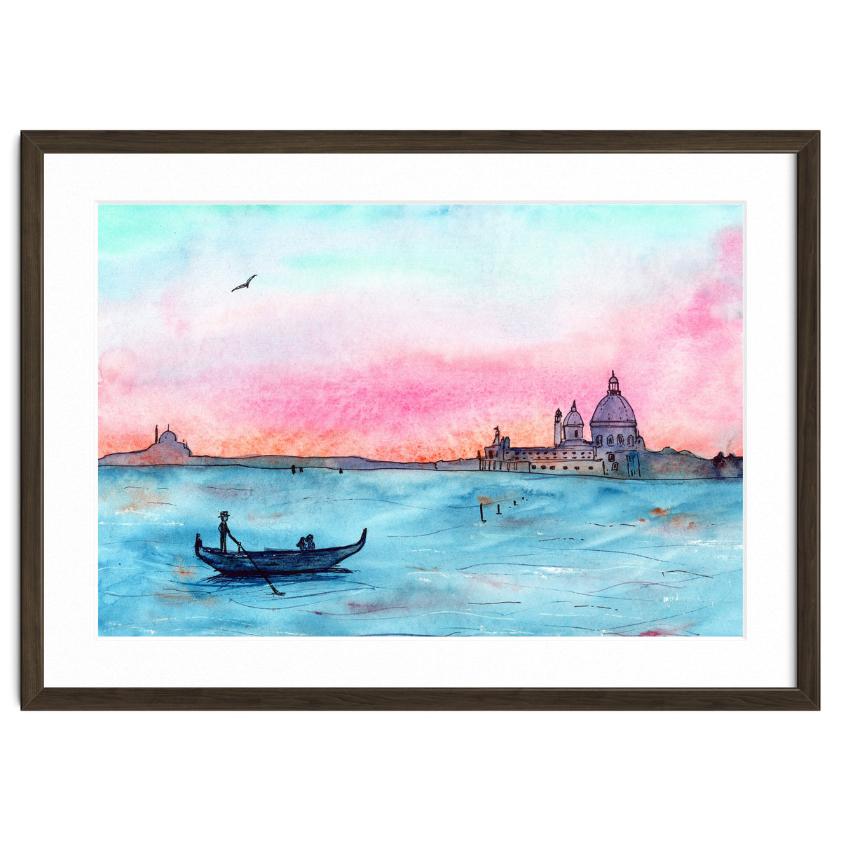Sunset in Venice || watercolor