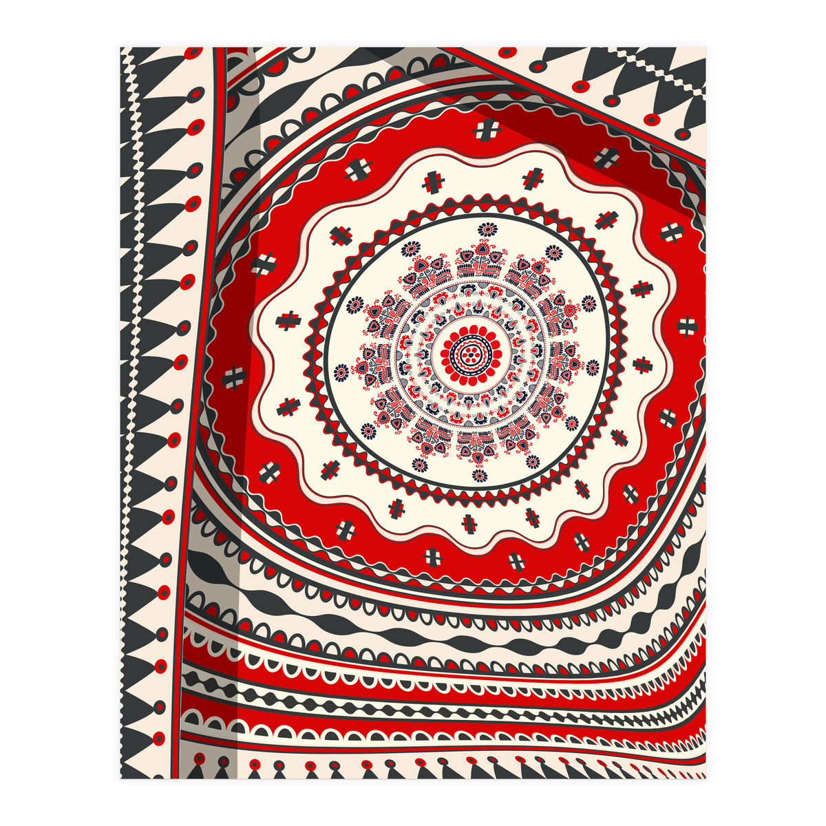 Romanian embroidery background 25 (Print Only)