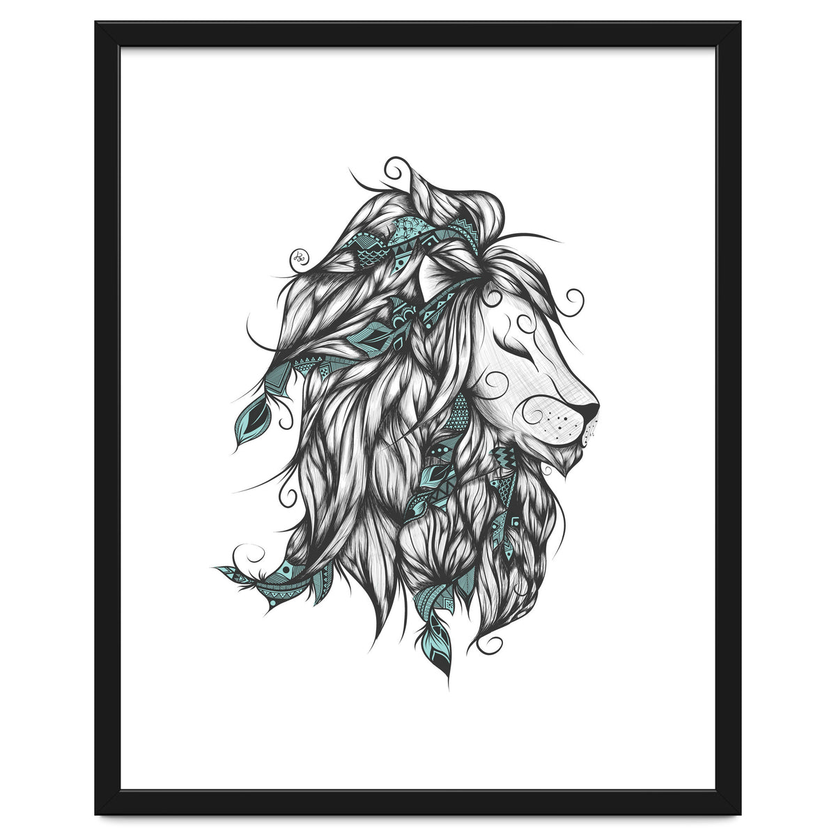 Poetic Lion Turquoise