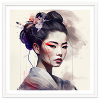 Watercolor Modern Geisha #8