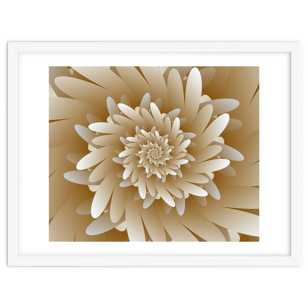 Abstract Digital Floral ART