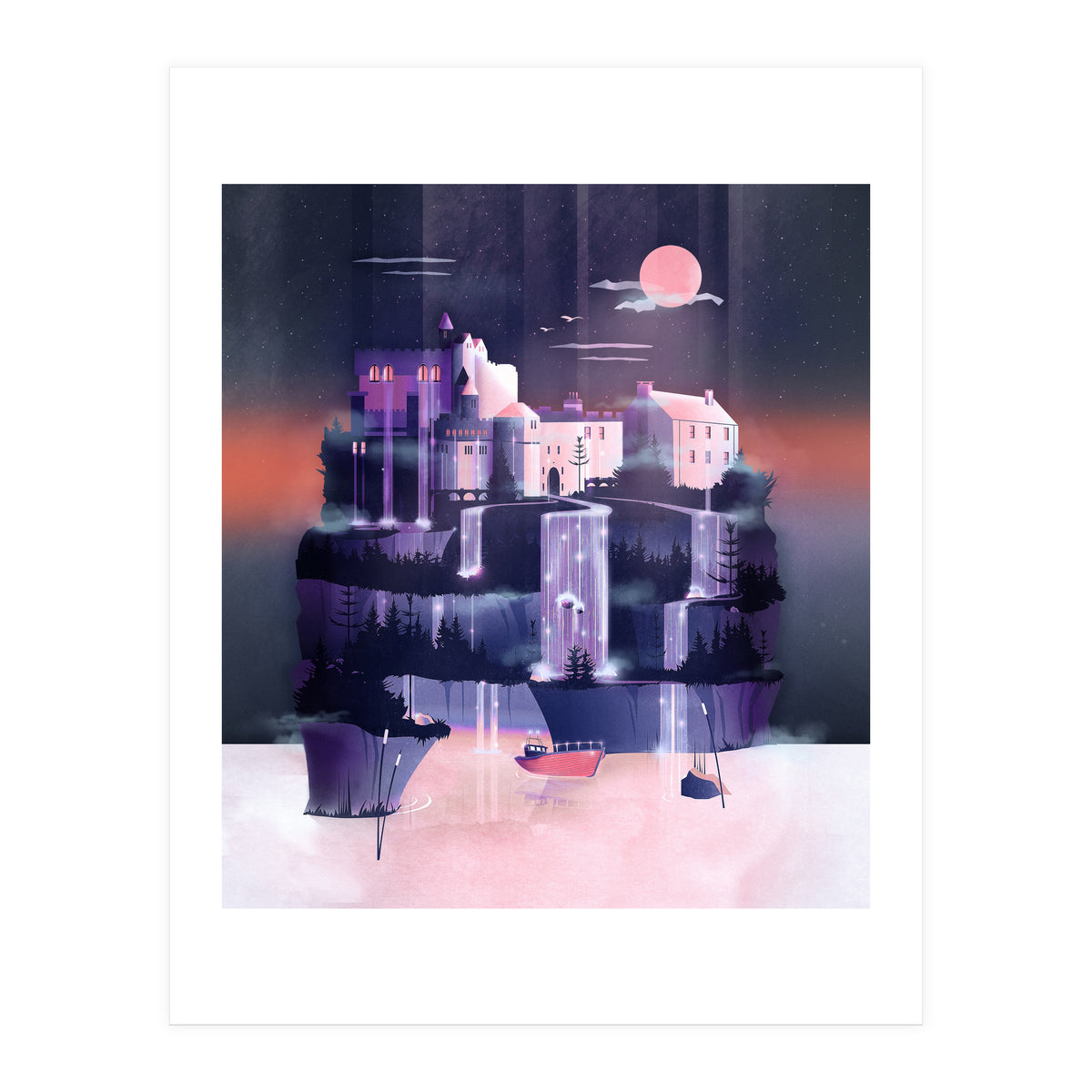 Waterfall Castle (Print Only)
