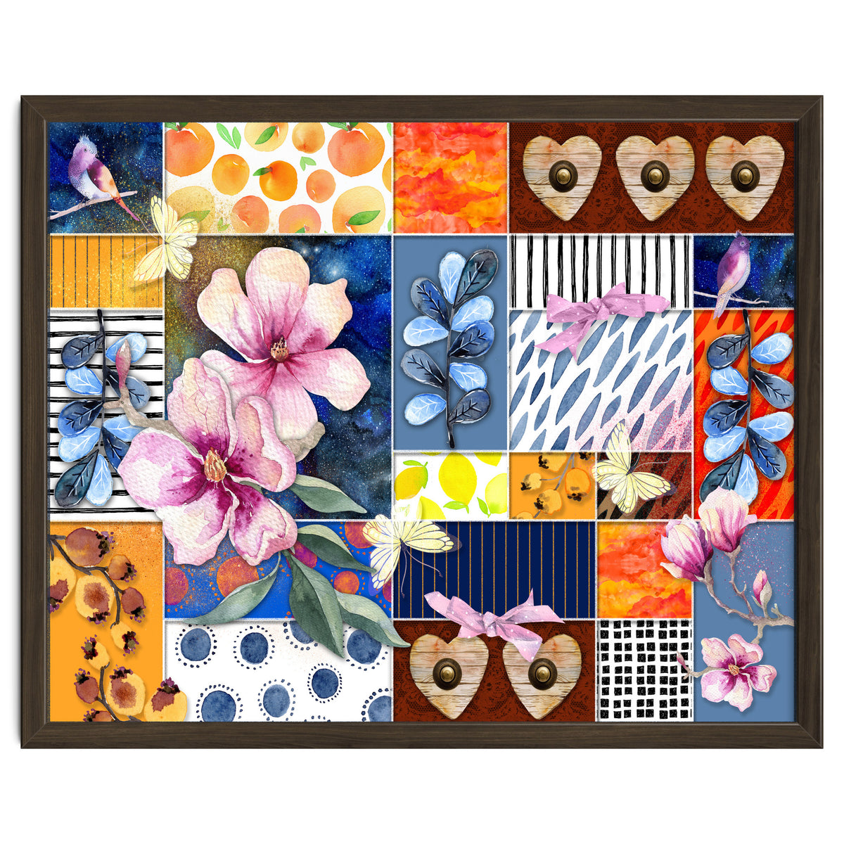 Romantic Floral Collage