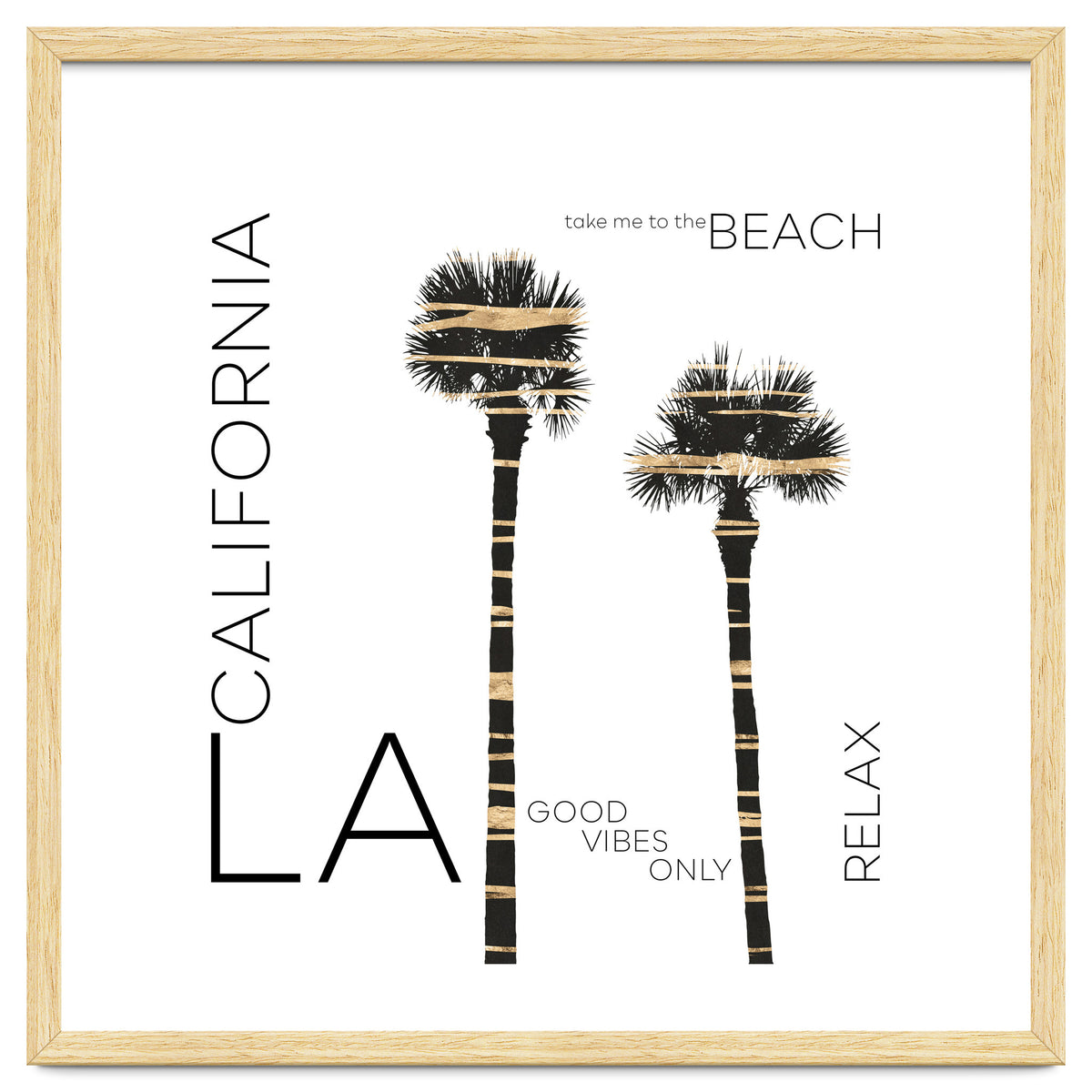 Urban Art LA Palm Trees