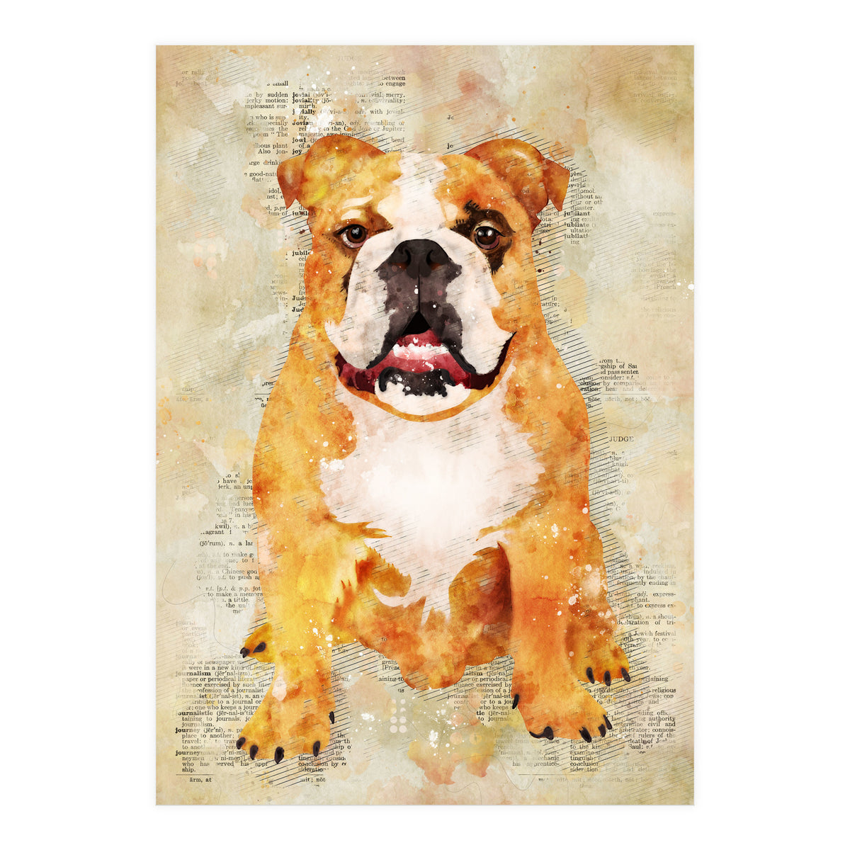 Boxer Dog (Print Only)