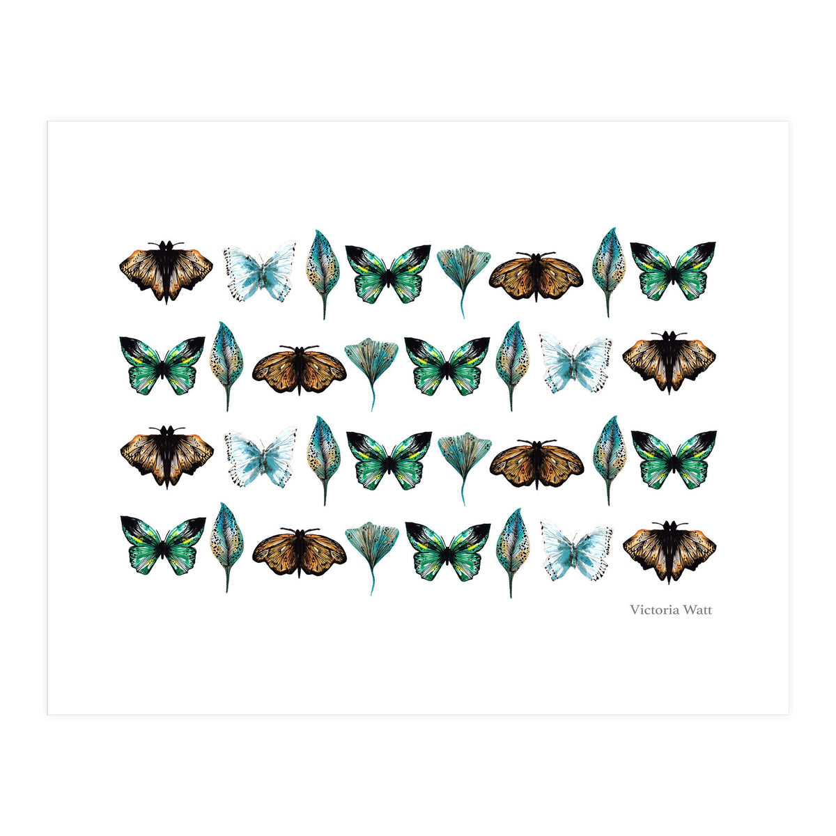 Spring Butterflies (Print Only)