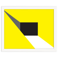 Geometric Shapes No. 20 - yellow, black & grey
