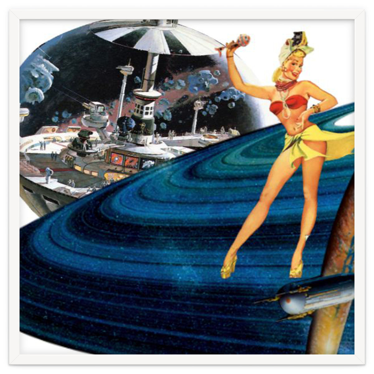 Dancer on Saturn Rings