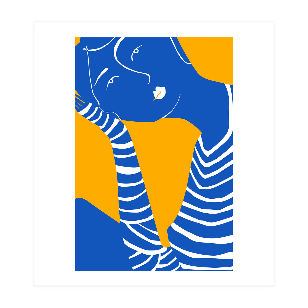 I'm Thinking Blue (Print Only)