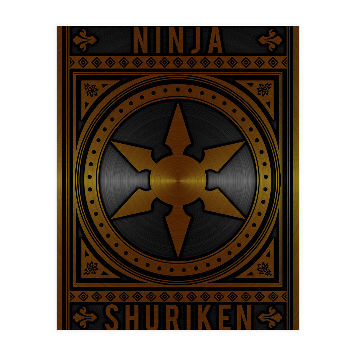 Ninja Shuriken (Print Only)
