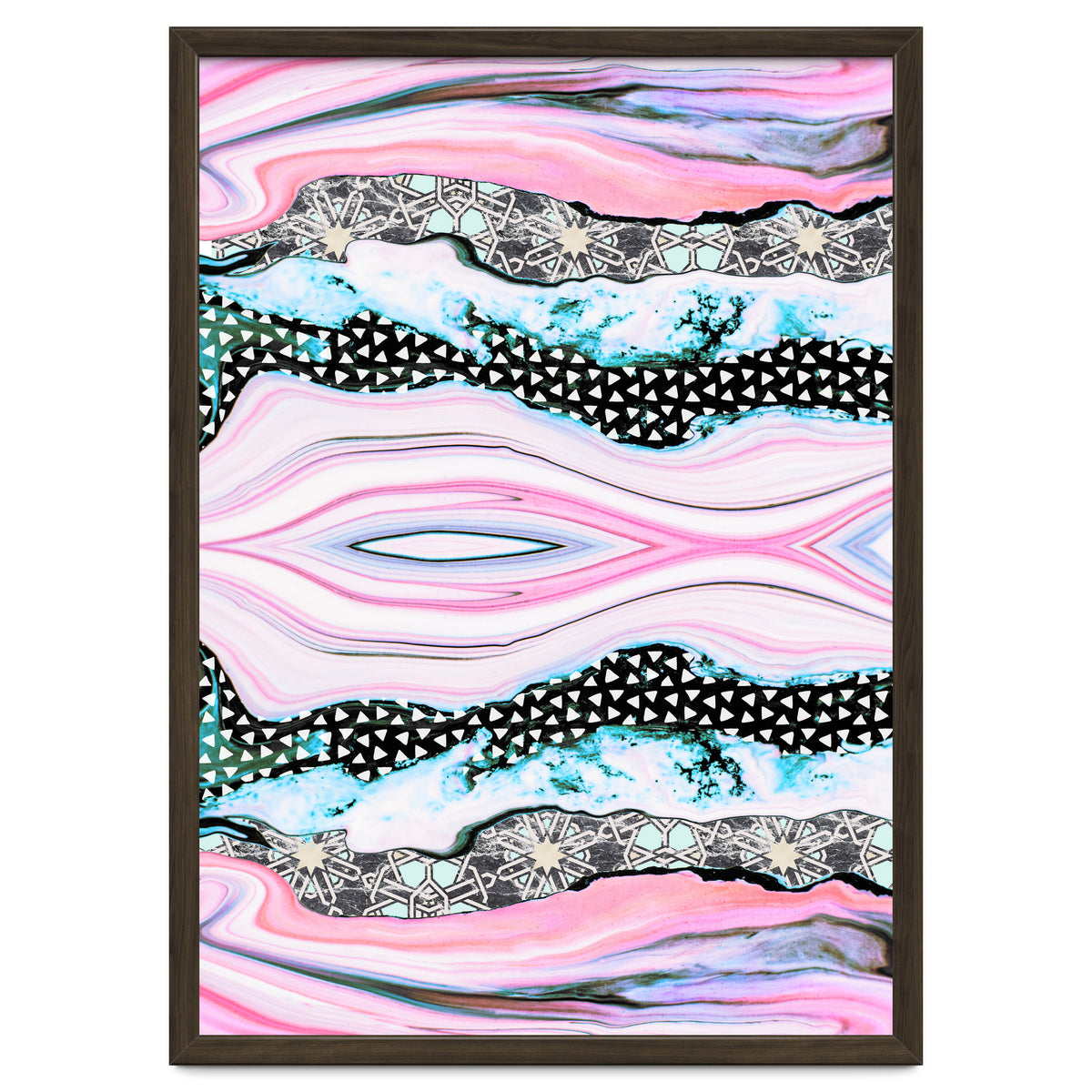 Abstract shapes of marble and patterns