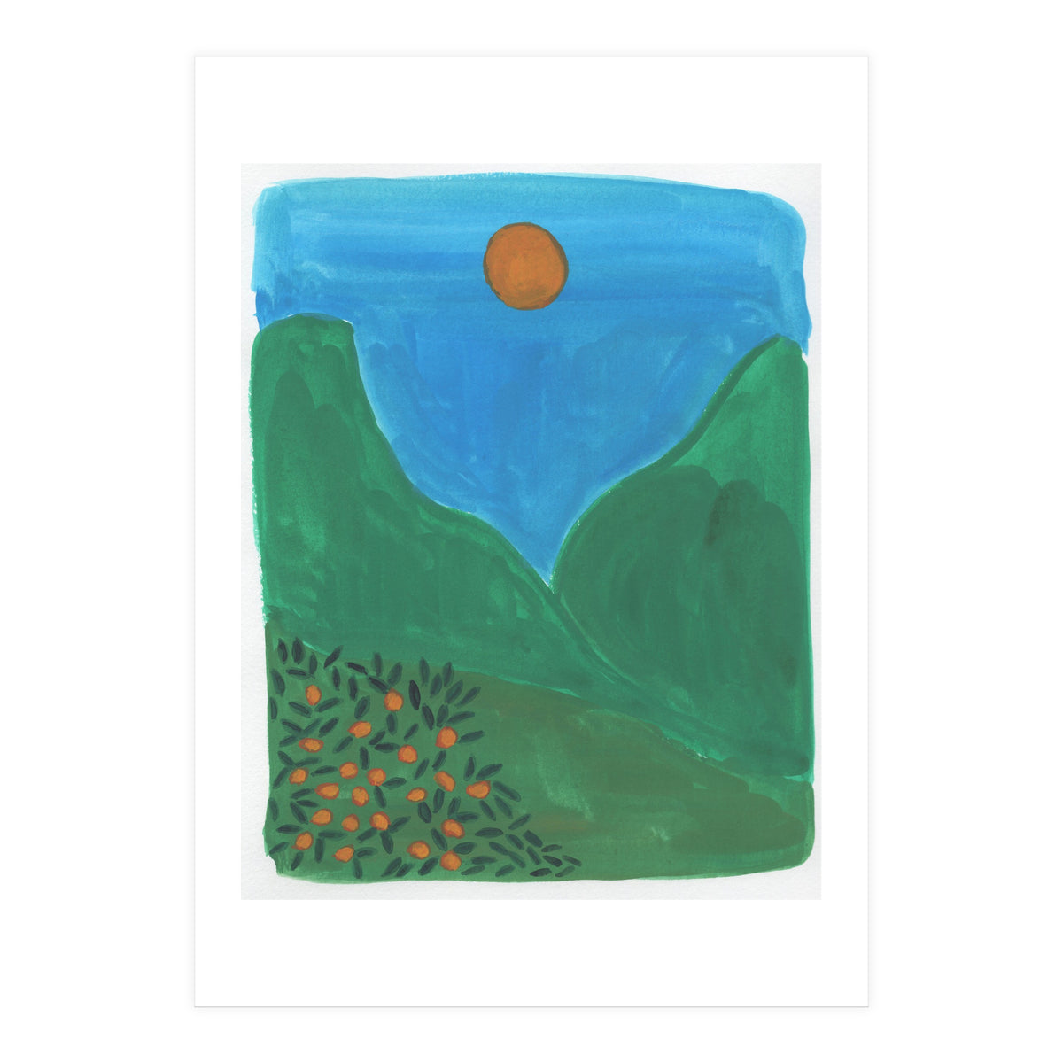 Oranges Field (Print Only)