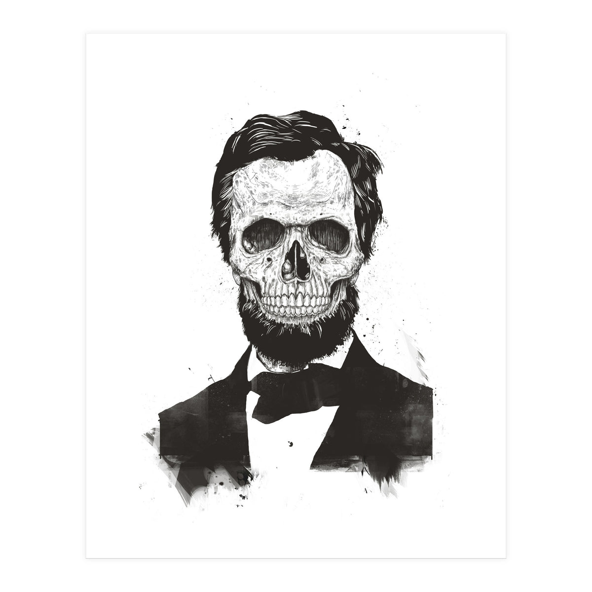 Dead Lincoln Bw (Print Only)