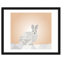 Rabbit Low Poly Art