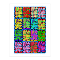 Graffitis 2021 Tapiz 123 (Print Only)