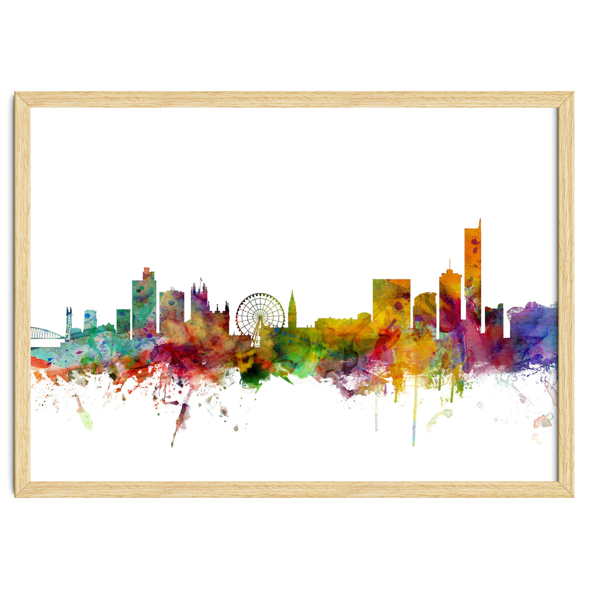 Manchester England Skyline