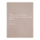 Whatever Our Souls Are Made Of By Bronte (Print Only) thumbnail