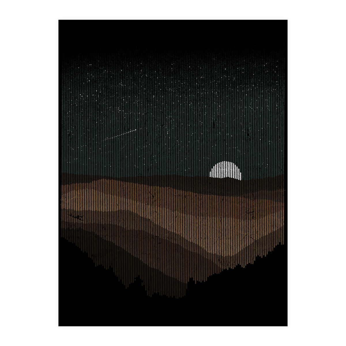 Moonrise (Sepia) (Print Only)