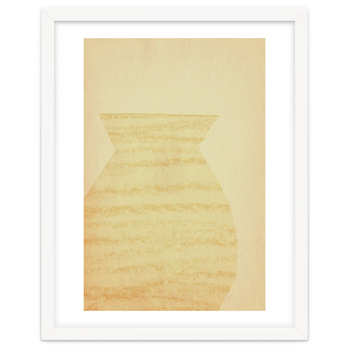 Minimalist pastel vase