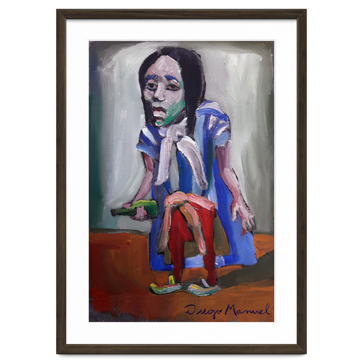 The fan, people from the neighborhood