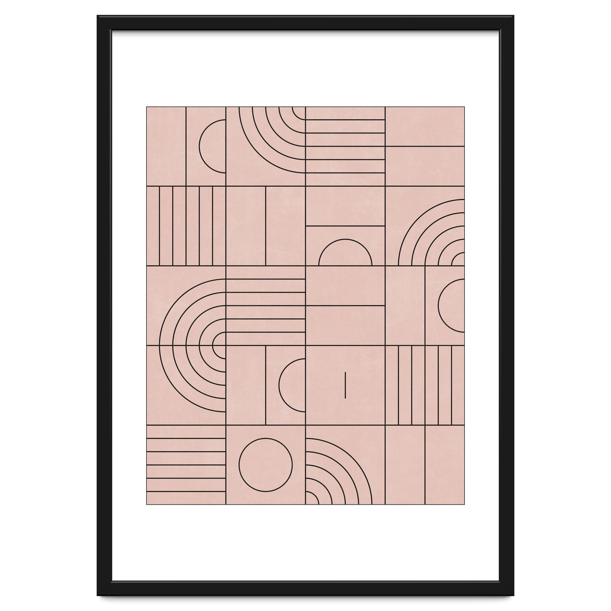 My Favorite Geometric Patterns No.20 - Pale Pink