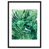 Tropical State of Mind | Watercolor Palm Banana Leaves Painting | Botanical Jungle Bohemian Plants thumbnail
