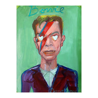 Bowie Y Corazones (Print Only)