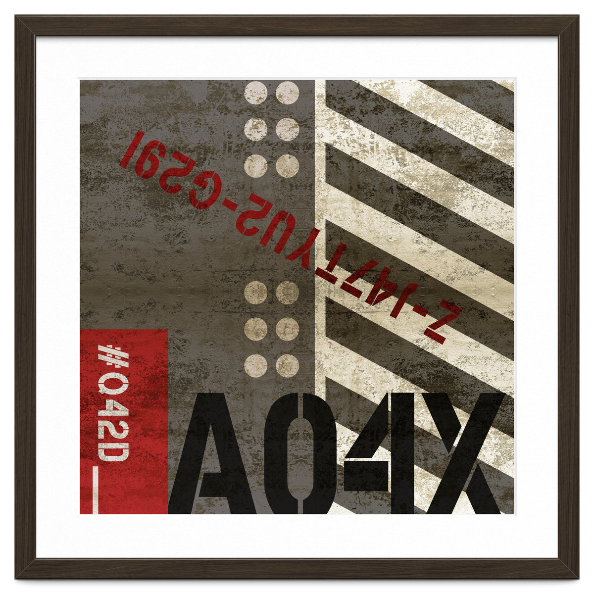 Abstract Industrial Grey Stripes