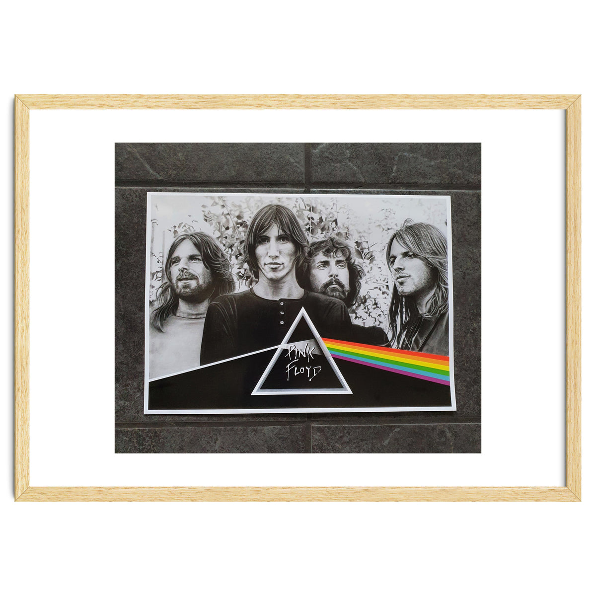 Pink Floyd DSOTM Pencil Portrait Print