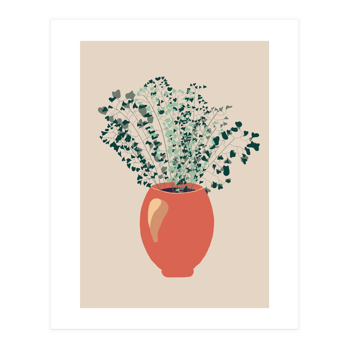 Heart-shaped leaves (Print Only)
