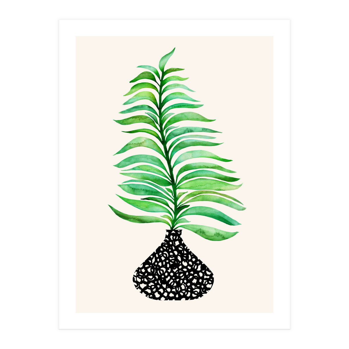Tropical Leaf Study (Print Only)
