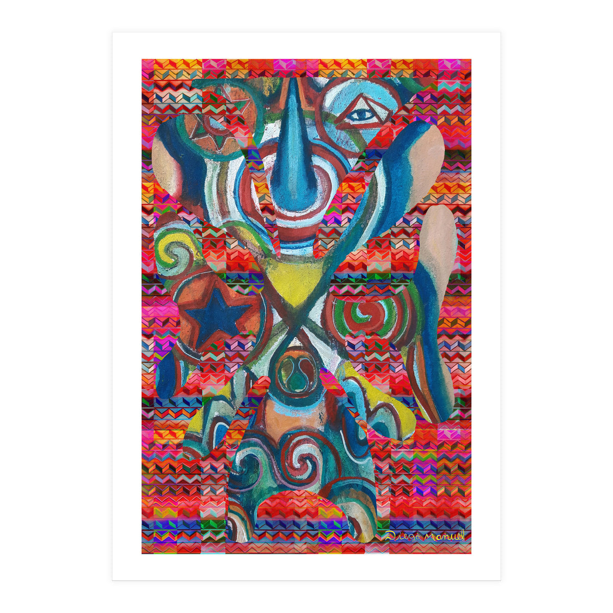 Pop Abstract 2023 Tapiz 17 (Print Only)