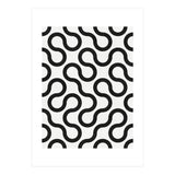 My Favorite Geometric Patterns No.28 - White (Print Only) thumbnail