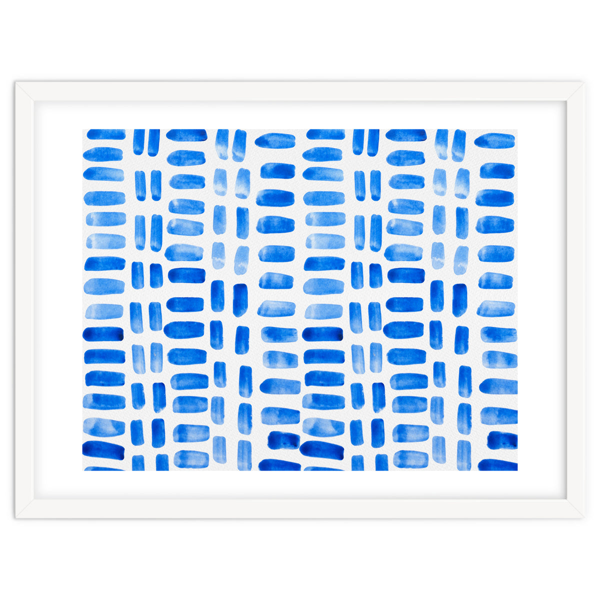 Blue abstract rectangles