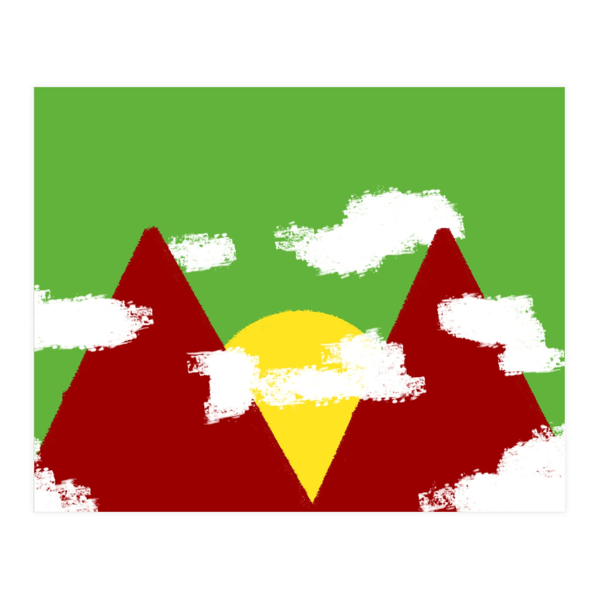 Dawn At The Camping (Print Only)