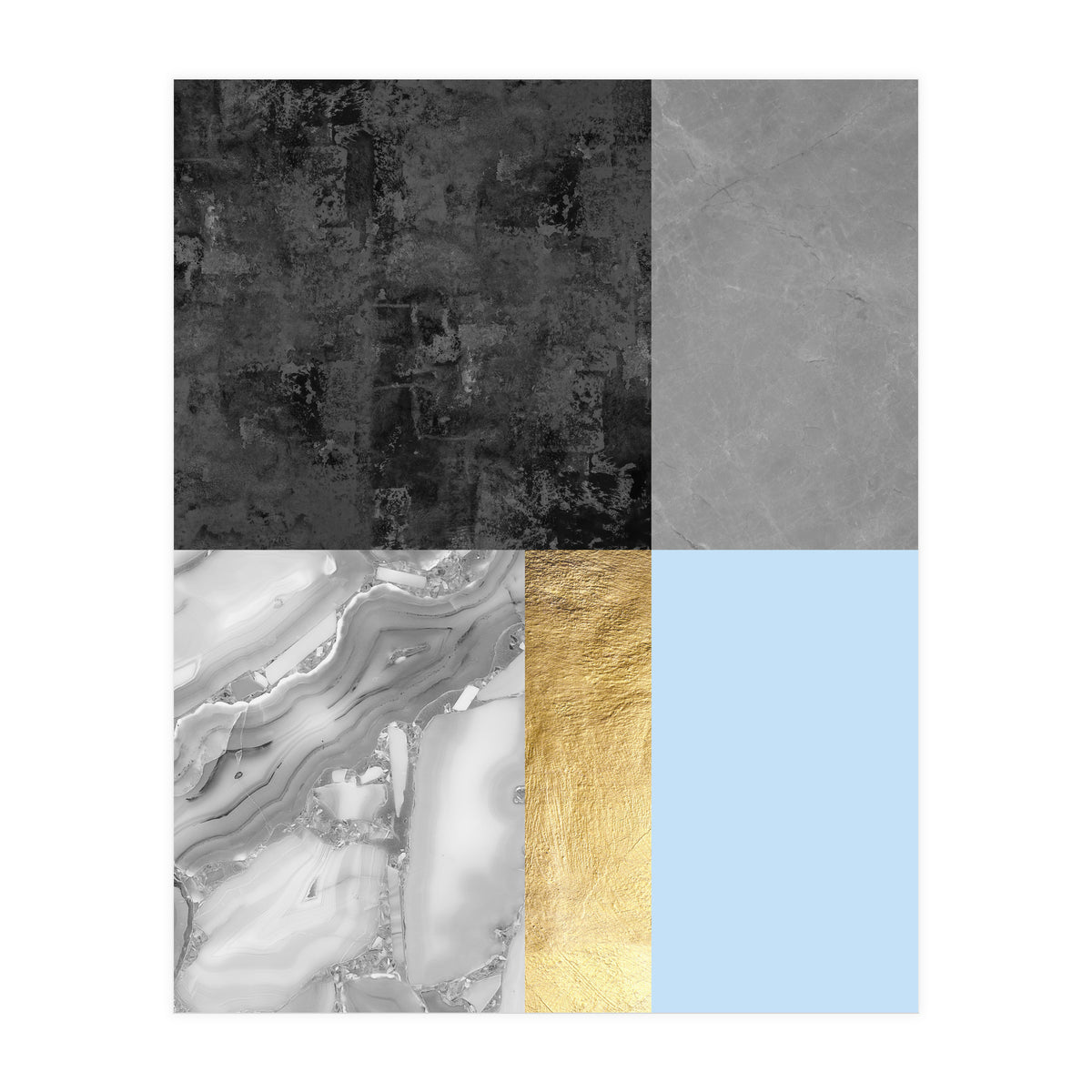 Geometric and golden IV (Print Only)